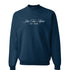 Elegant Script Sweatshirt- Zeta Tau Alpha