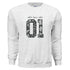 Lace Numbers Sweatshirt- Alpha Sigma Alpha