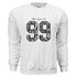 Lace Numbers Sweatshirt- Alpha Sigma Tau