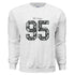 Lace Numbers Sweatshirt- Chi Omega