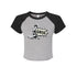 Retro Gal GBig Raglan Crop Tee