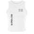Minimalist Stacked Cropped Tank- Alpha Chi Omega