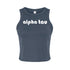 Retro Name Crop Tank - Alpha Sigma Tau