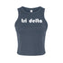Retro Name Crop Tank - Delta Delta Delta