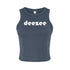 Retro Name Crop Tank - Delta Zeta