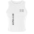 Minimalist Stacked Cropped Tank- Alpha Gamma Delta
