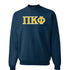 Letter Sweatshirt- Pi Kappa Phi