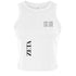 Minimalist Stacked Cropped Tank- Zeta Tau Alpha