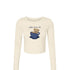 Fall Coffee Cropped Long Sleeve- Alpha Epsilon Phi