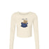 Fall Coffee Cropped Long Sleeve- Alpha Phi