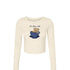 Fall Coffee Cropped Long Sleeve- Pi Beta Phi