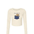 Fall Coffee Cropped Long Sleeve- Sigma Delta Tau