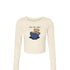 Fall Coffee Cropped Long Sleeve- Zeta Tau Alpha