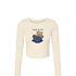 Fall Coffee Cropped Long Sleeve- South by Sea