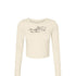 In the Wind Crop Long Sleeve- South by Sea