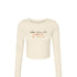 Fall Sweets Crop Long Sleeve- Alpha Sigma Tau