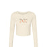 Fall Sweets Crop Long Sleeve- Delta Gamma