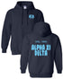 The Volume Hoodie - Alpha Xi Delta