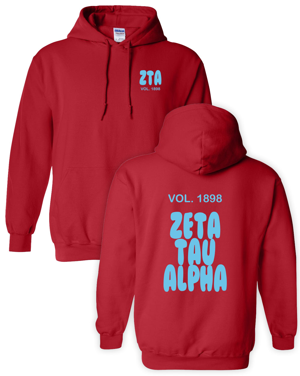The Volume Hoodie - Zeta Tau Alpha – South by Sea Shop