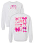 Watercolor Ribbons and Bows - Delta Zeta